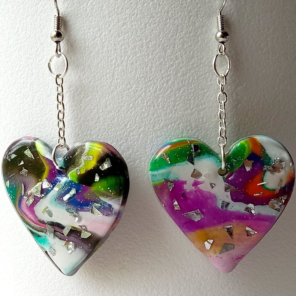 Handmade Heart Earrings
